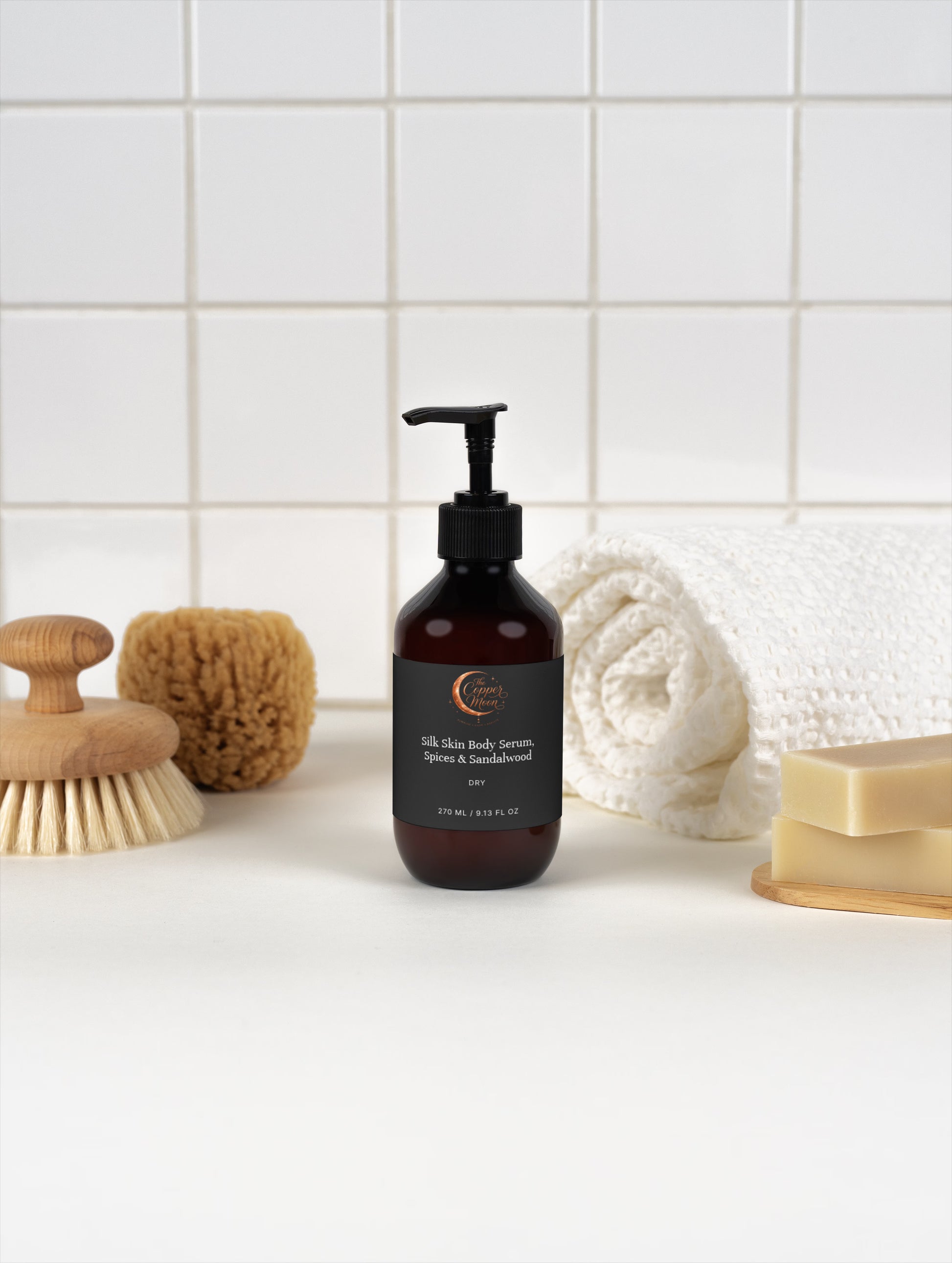 Silk Skin Body Serum, Spices & Sandalwood